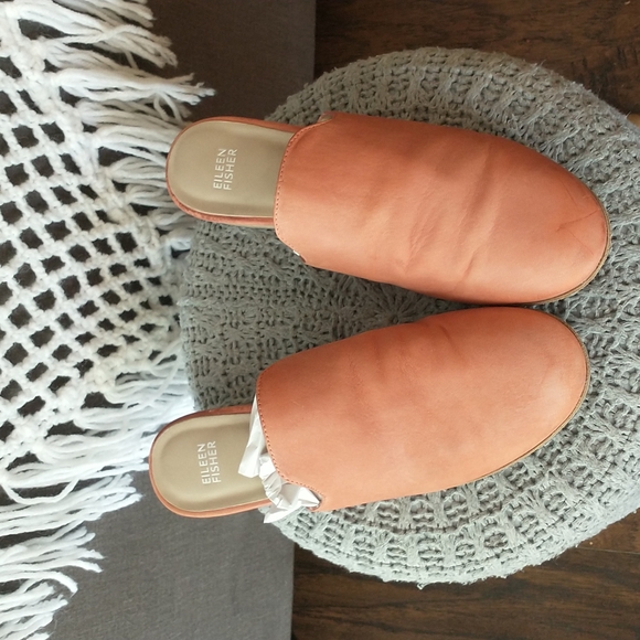 Eileen Fisher Shoes - Eileen Fisher Dion Suede Mule Loafer Size 9.5